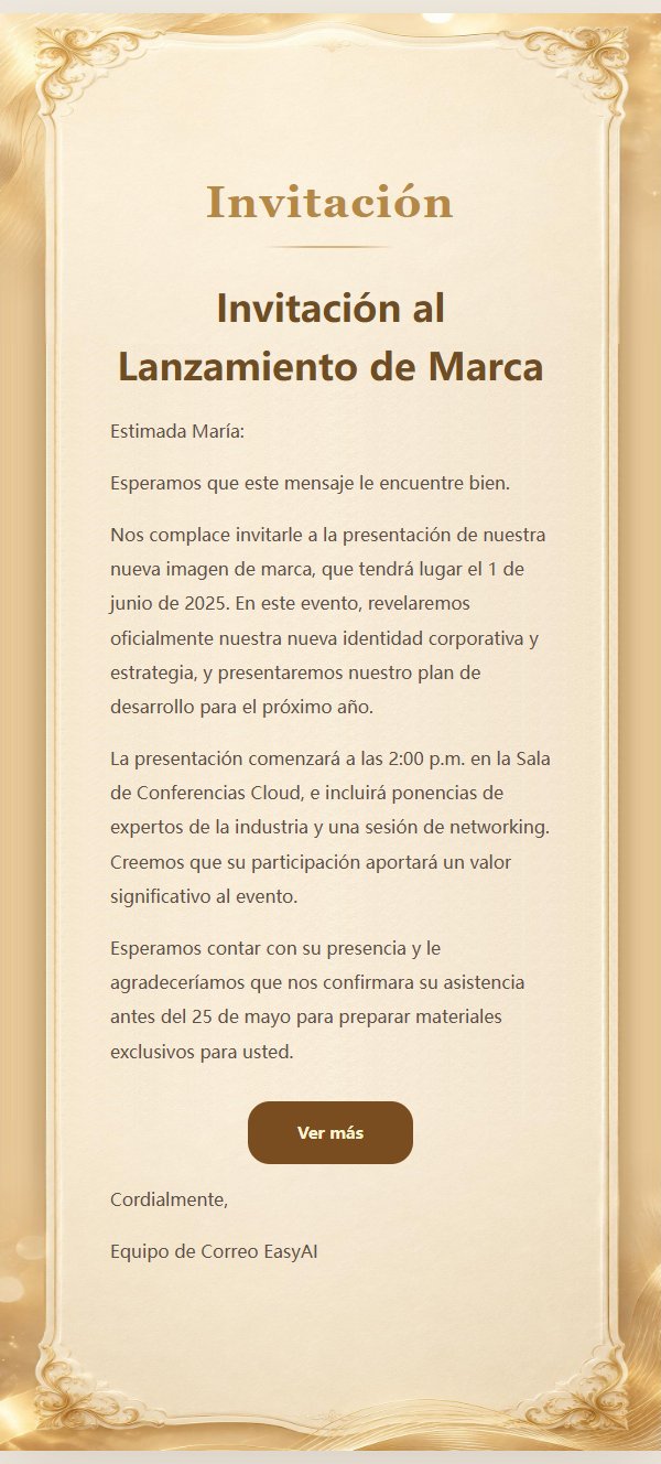 Invitación Dorada Elegante 2