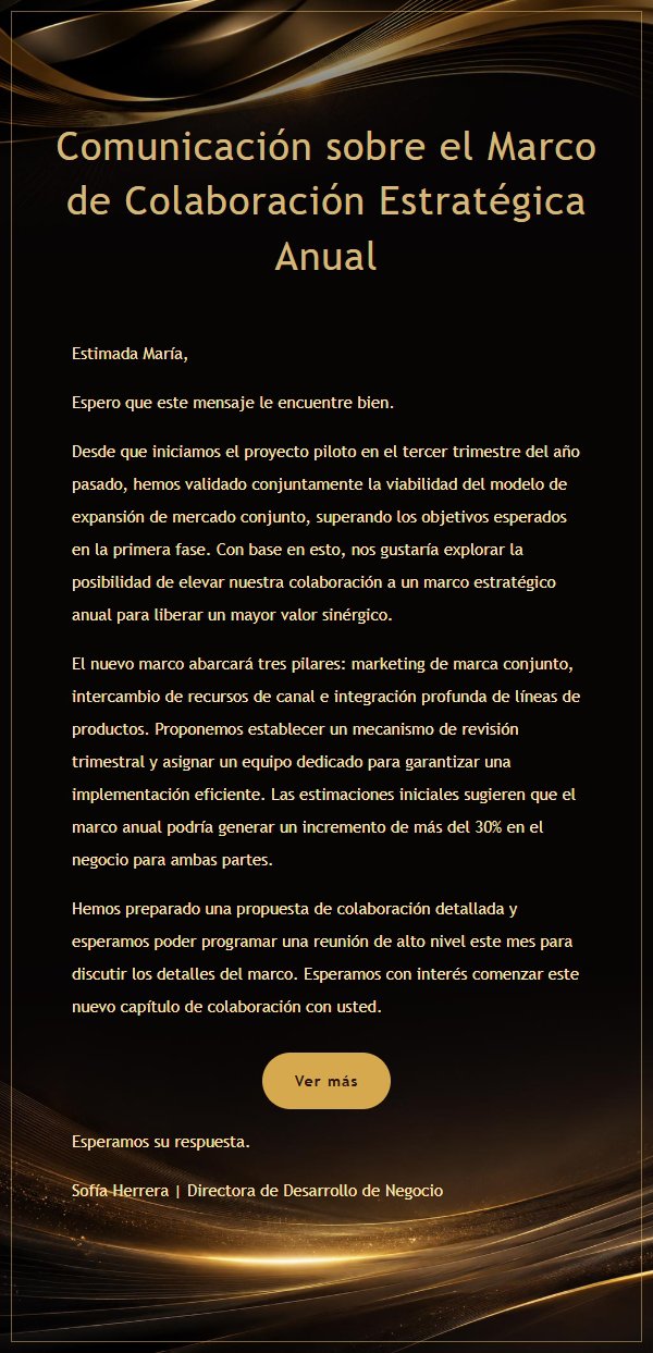 Carta de Propuesta Comercial Negro y Dorado 2