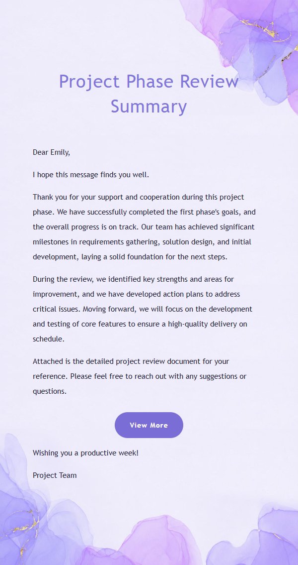 Green Pink Watercolor Versatile Email Template