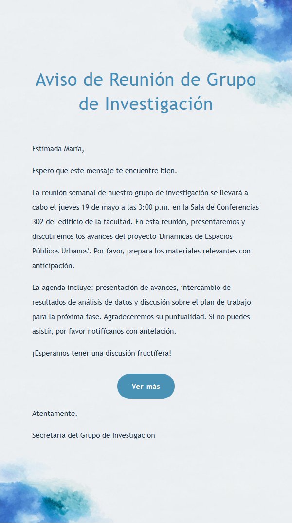 Plantilla de Correo Multiuso en Acuarela Azul 2