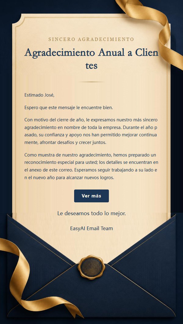Carta de Agradecimiento Comercial Azul Marino y Dorado 2