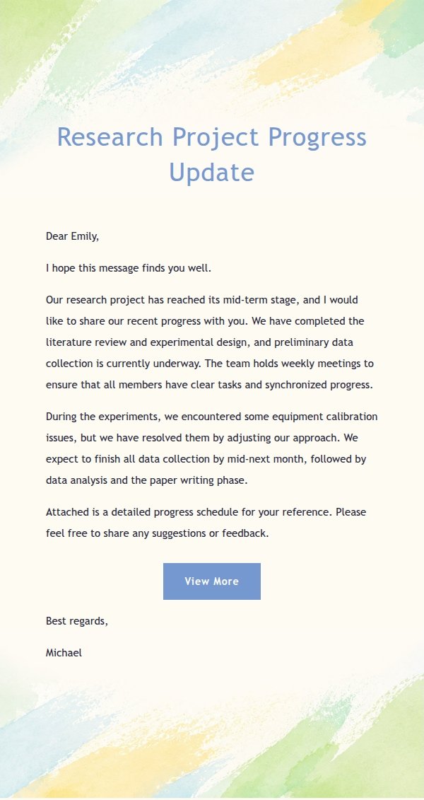 Soft Watercolor Multi-Scene Email Template