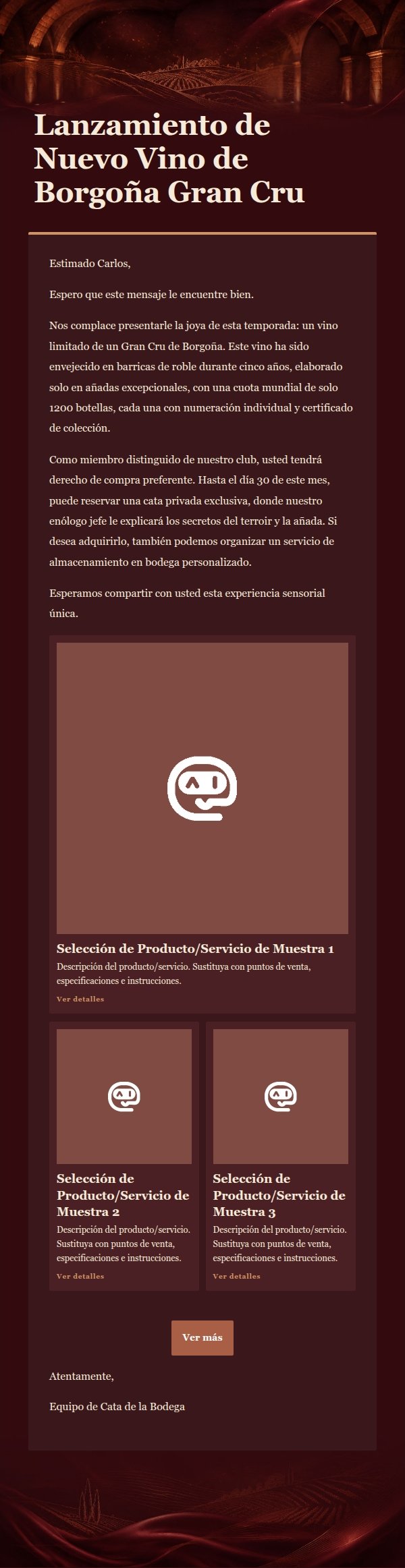 Selección de Vinos Borgoña y Cobre