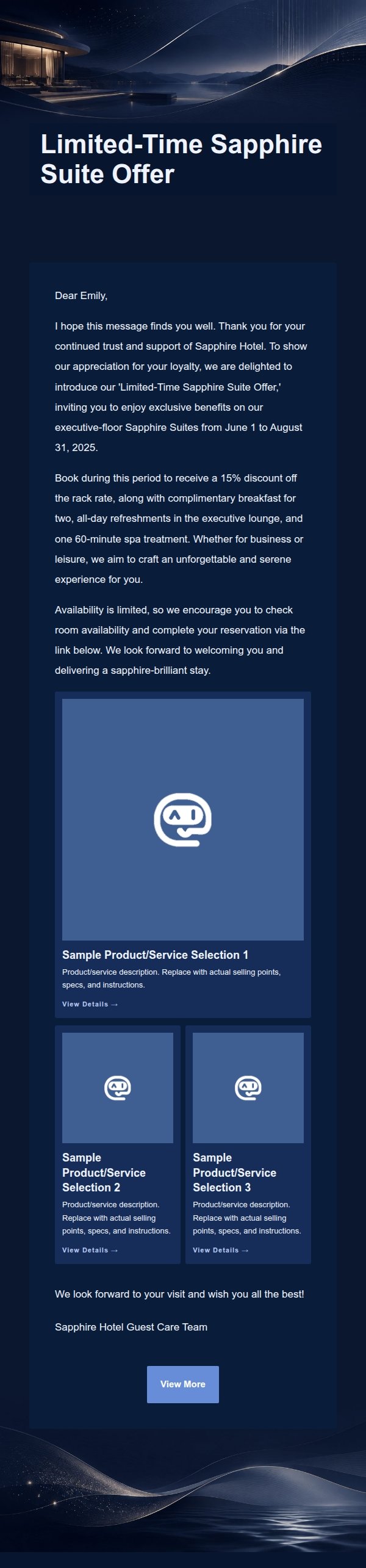 Sapphire Hotel Travel Privileges
