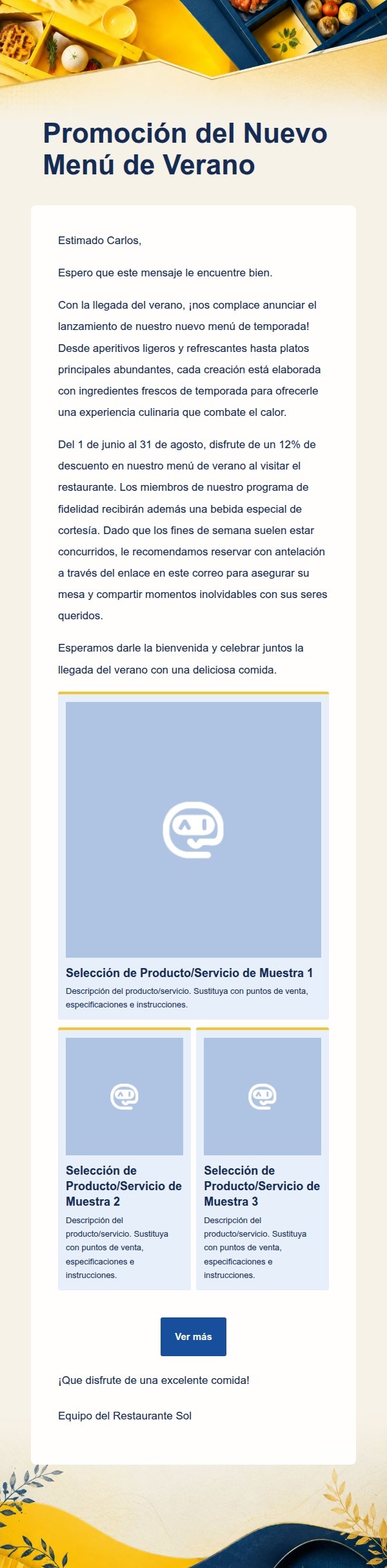 Plantilla de Marketing Gastronómico con Estilo Bento
