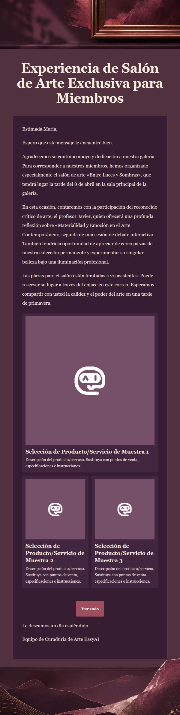 Invitación Exclusiva de Arte en Ciruela Profunda 2