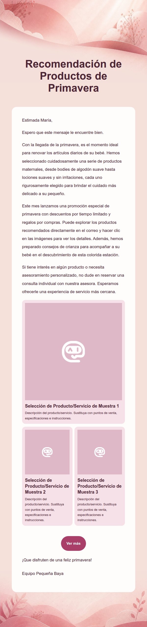 Marketing Maternal con Brillo Rosado y Frutos Rojos