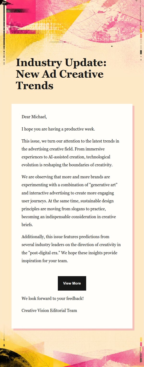 Magenta &amp; Yellow Creative Brief 2