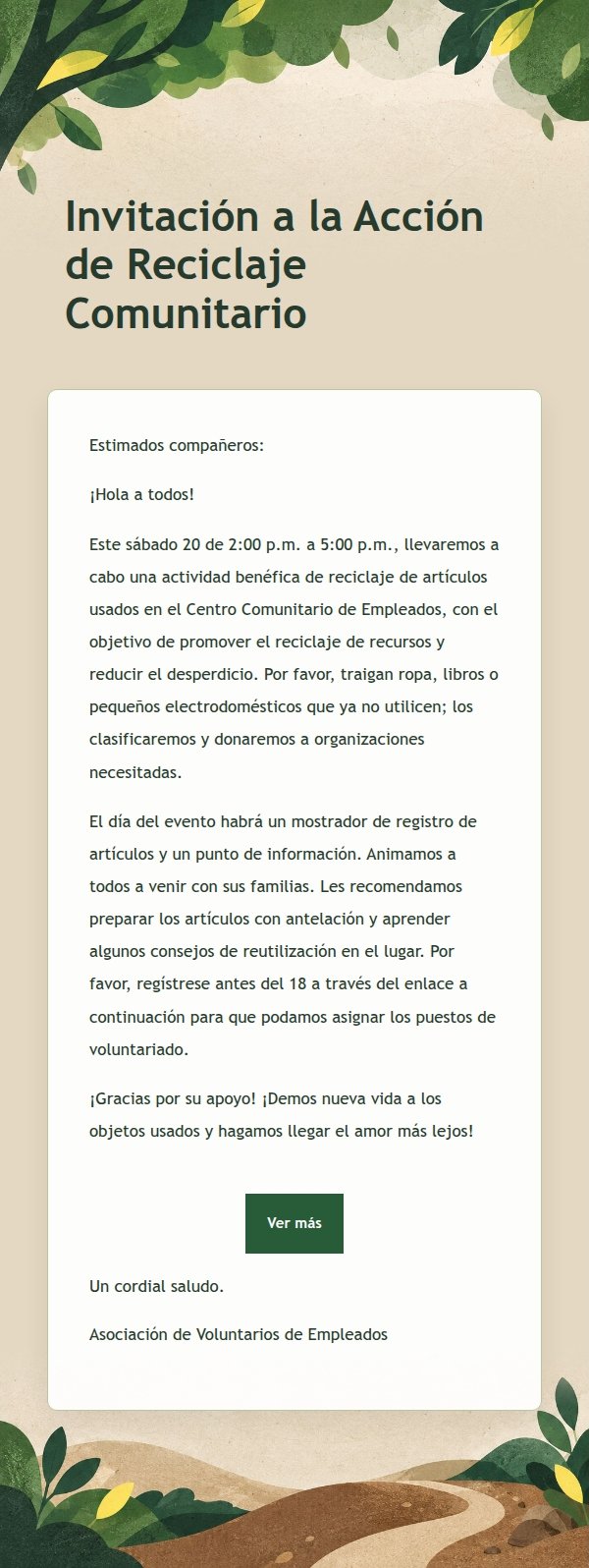 Convocatoria de Acción Verde Forestal 2