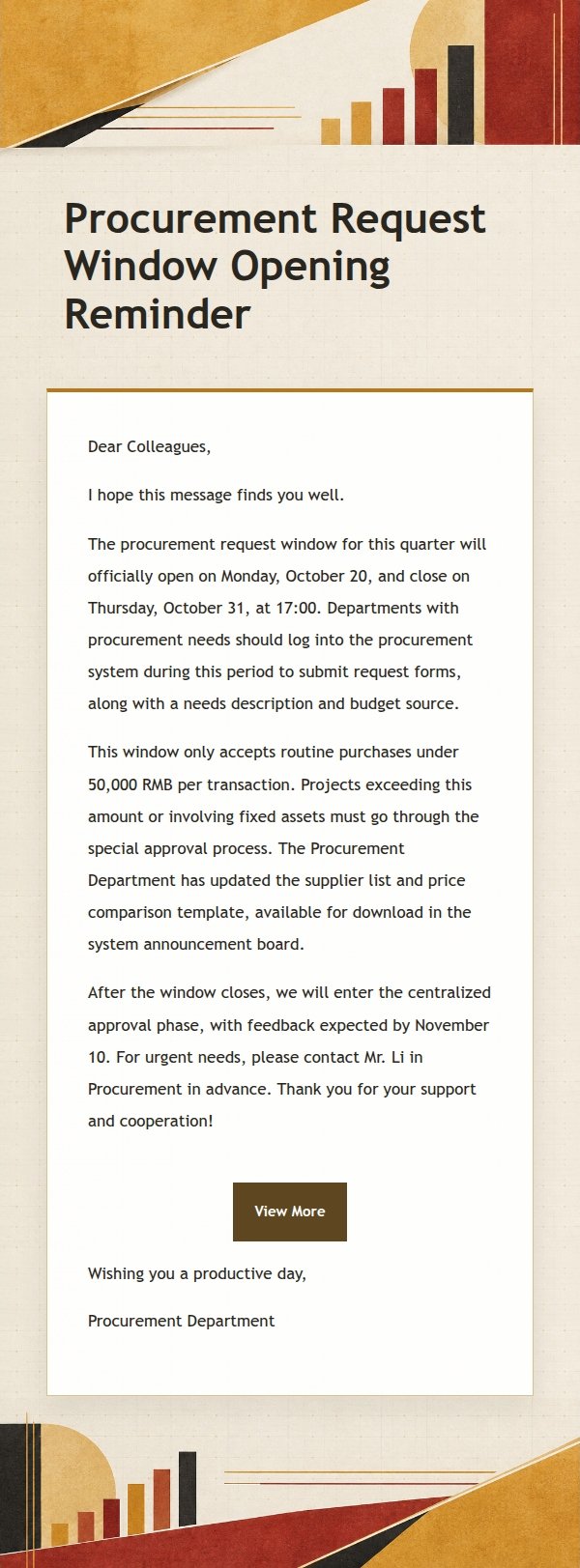 Ochre Budget Planning Reminder Email 2