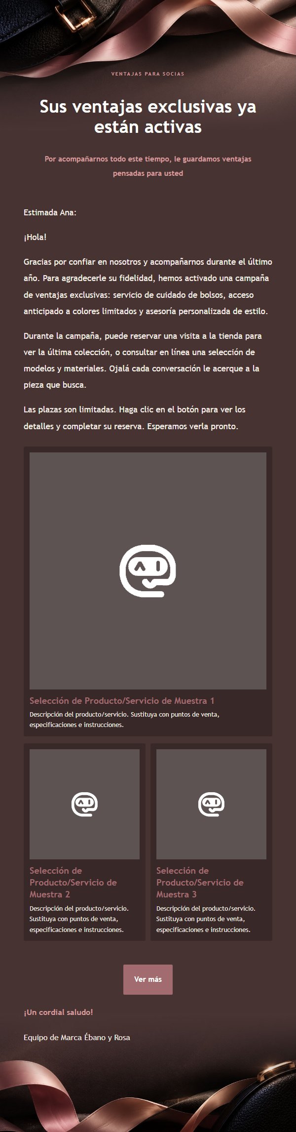 Cartera Ébano y Rosa 2