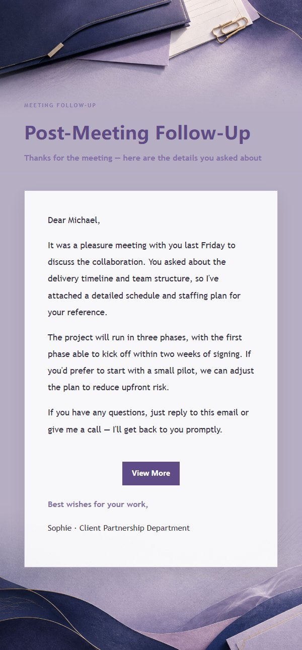 Lilac Ink Proposal & Quote Email 2