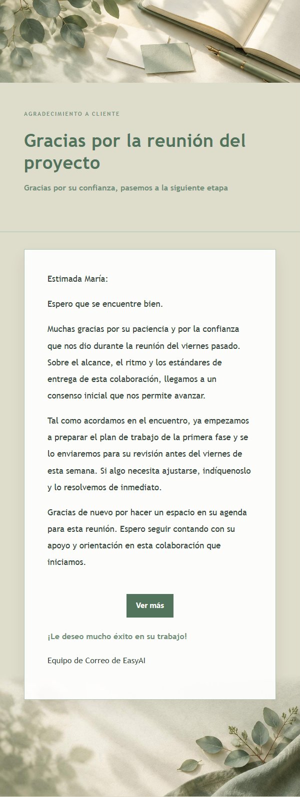 Carta de Agradecimiento Post-Reunión Salvia Marfil 2
