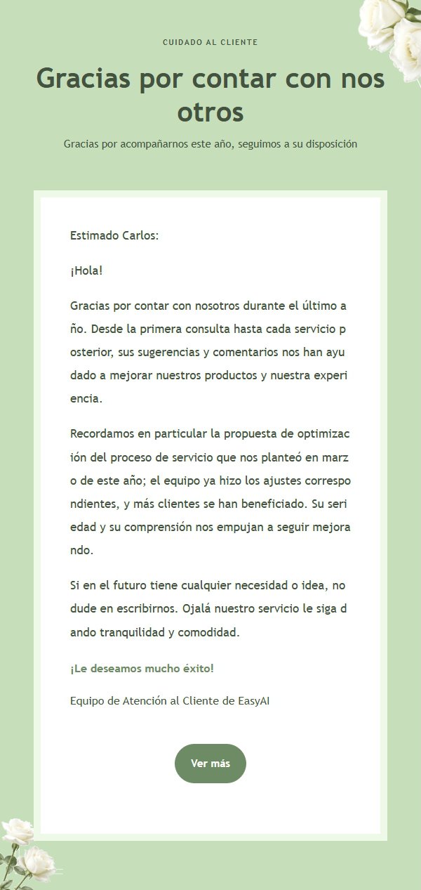 Carta de Agradecimiento Amistad Rosa Blanca 2