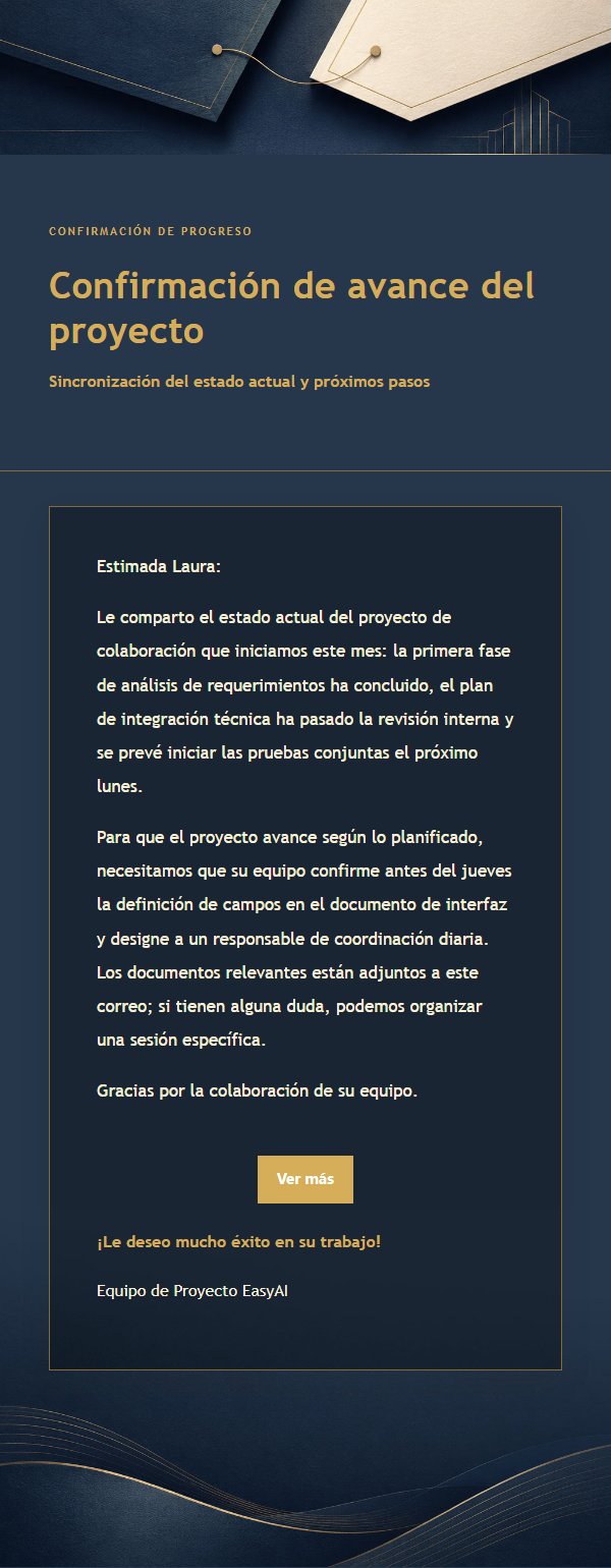 Seguimiento de Colaboración Azul y Dorado 2