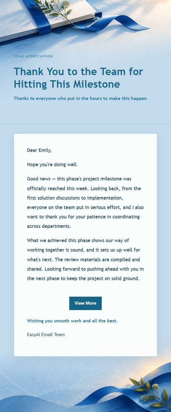 Cobalt Teal Project Completion Thank-You Email 2