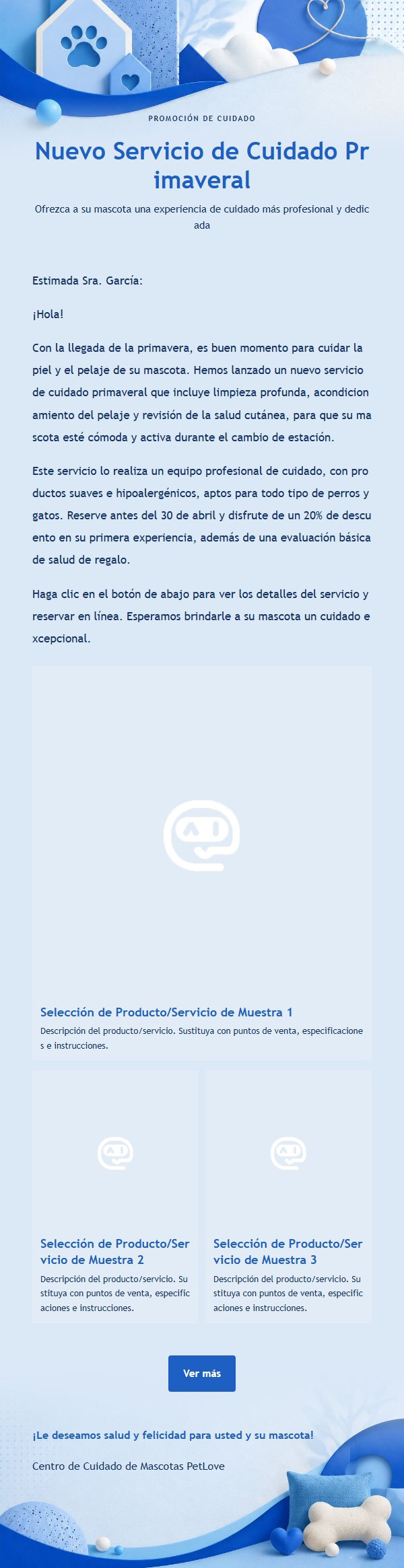 Campaña de Marketing Pet Cobalt Blue