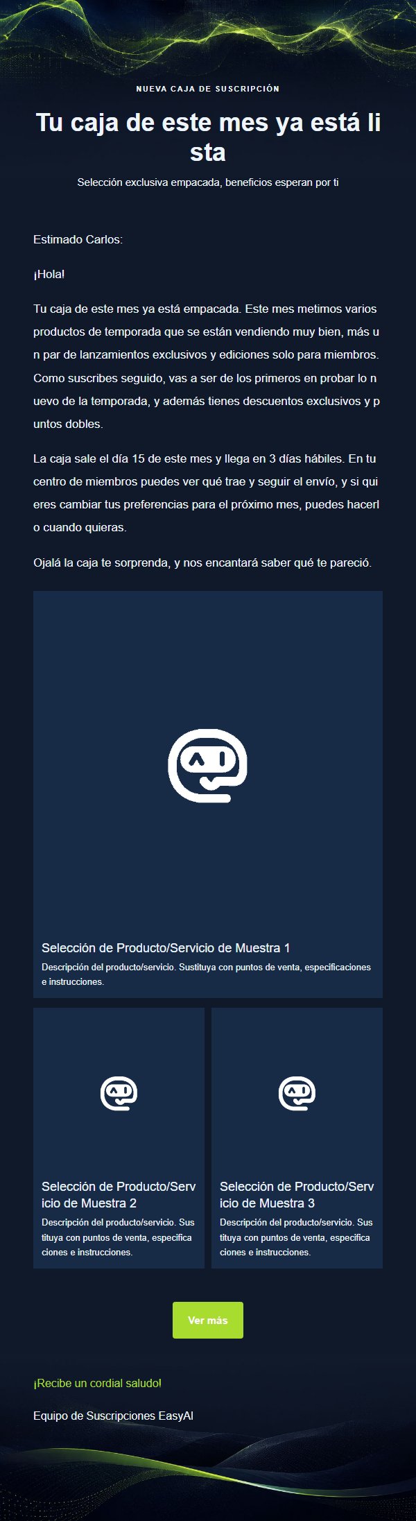 Caja de Suscripción Azul y Lima