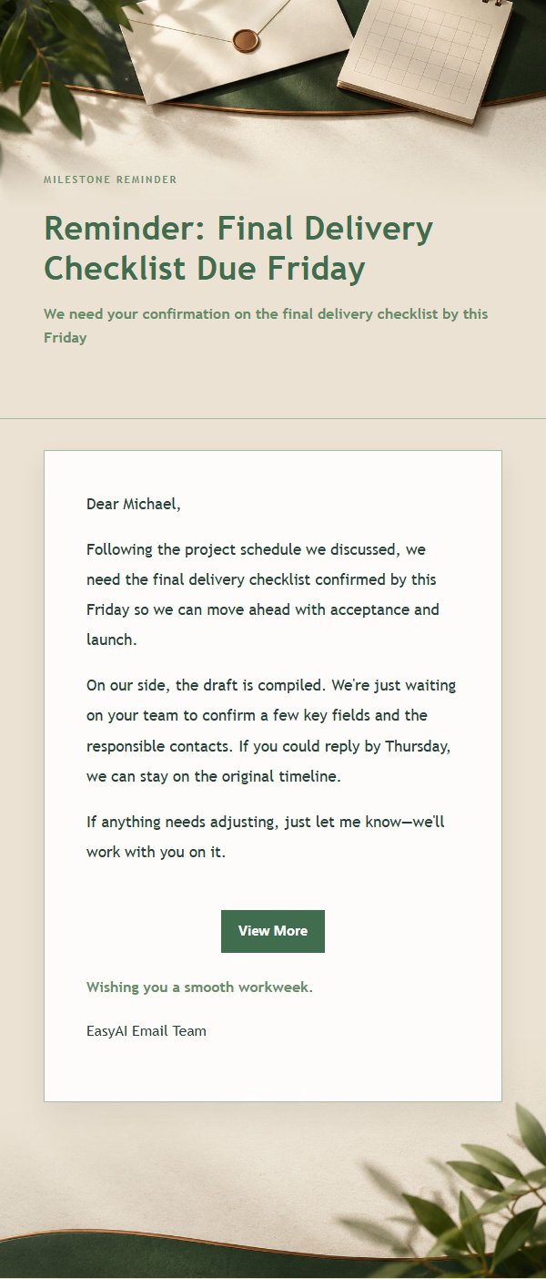 Forest Copper Polite Follow-Up Email 2