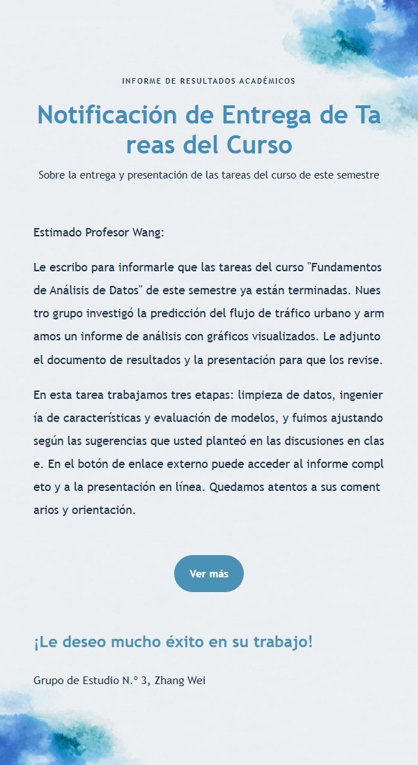 Plantilla de Correo Acuarela Azul Multiusos