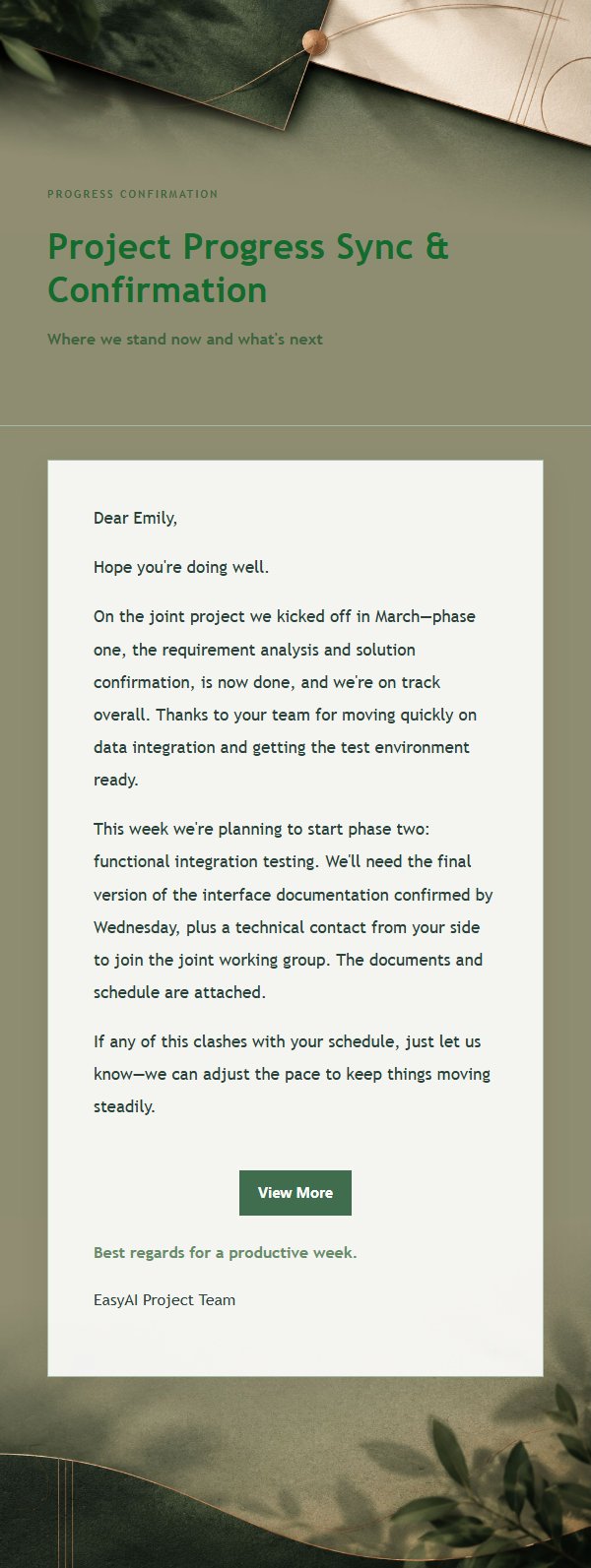 Forest Copper Business Follow-Up Email 2