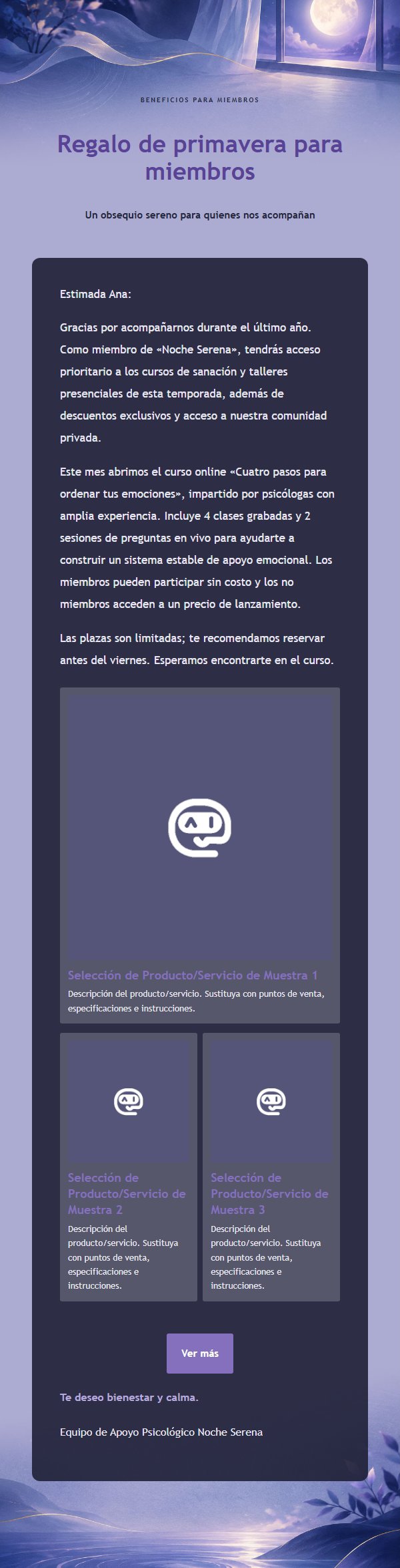 Lila de Medianoche · Bienestar Emocional 2