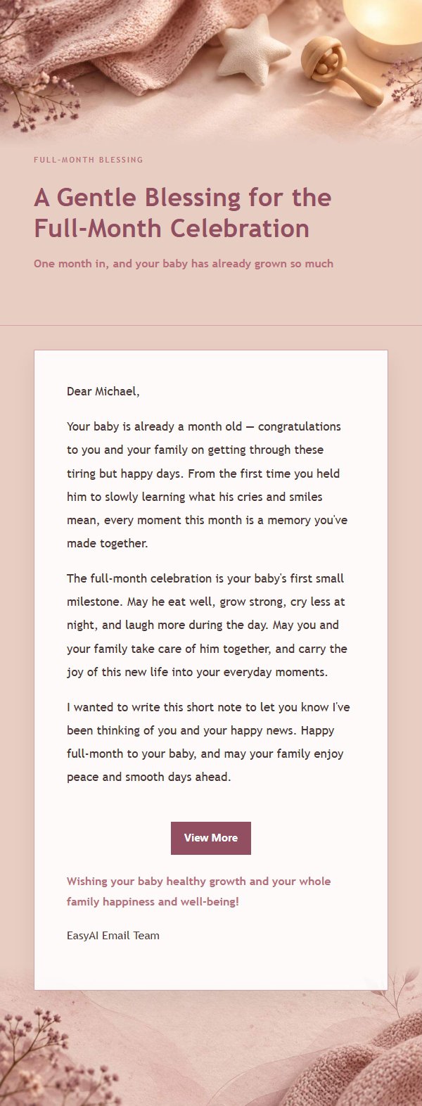 Rose Editorial Newborn Blessing Letter 2