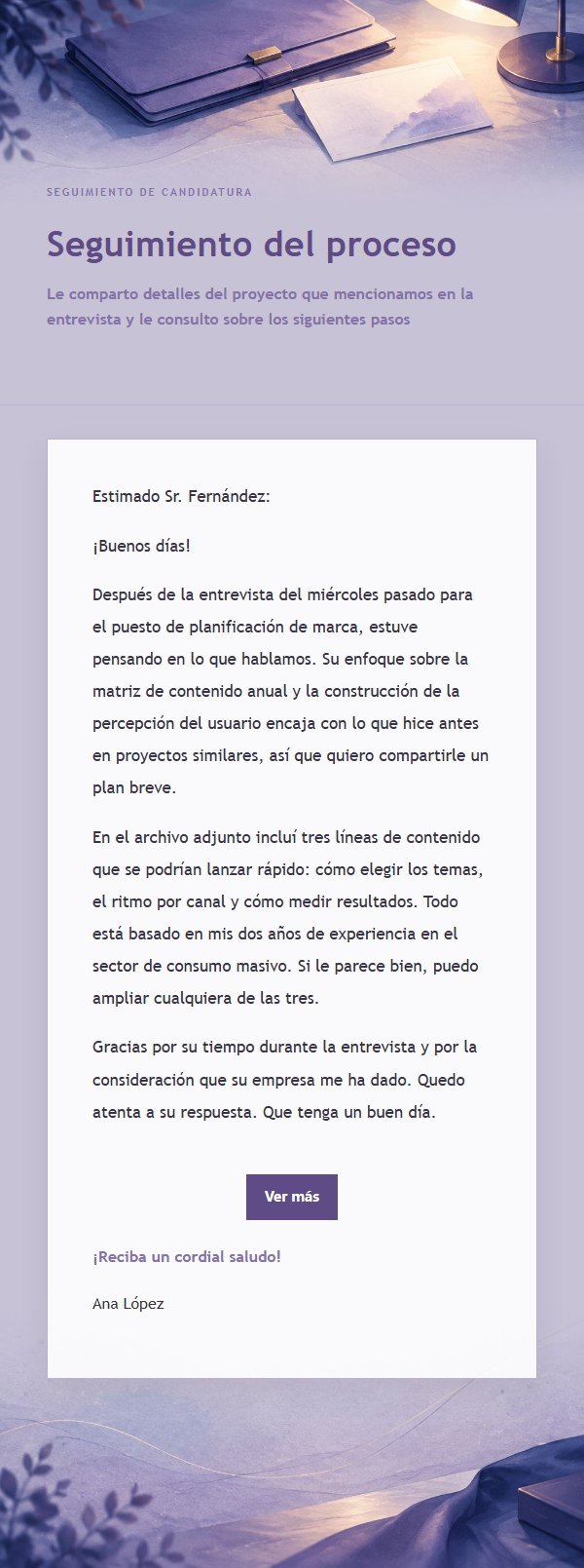 Carta de Agradecimiento Post-Entrevista Lila Tinta 2