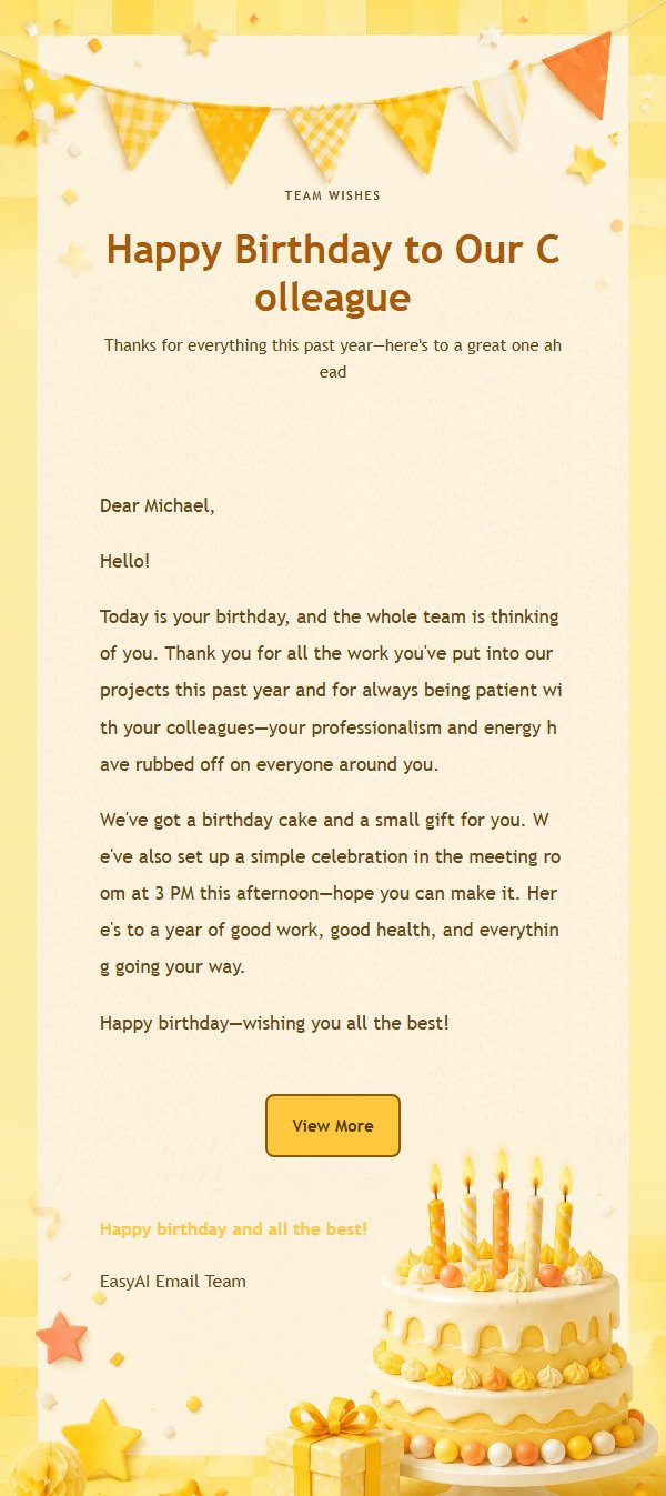 Sunny Paper Birthday Party Card 2