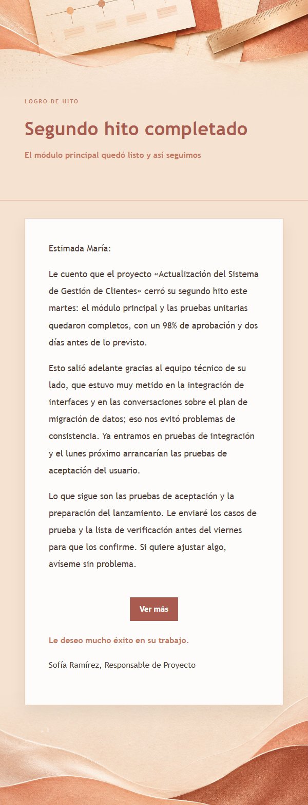Informe de Avance de Proyecto Estilo Coral Champagne 2
