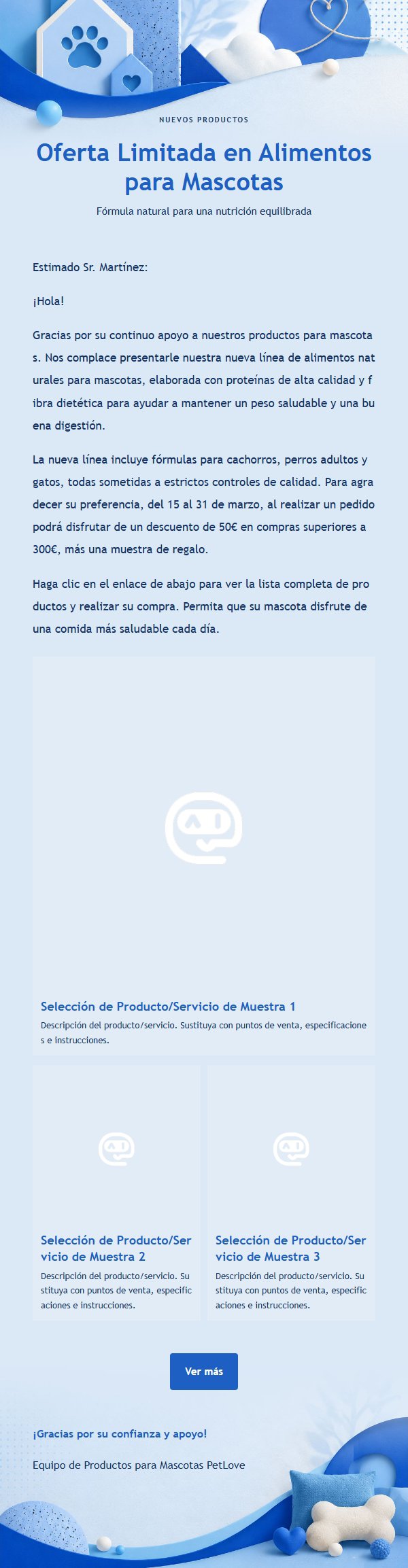 Campaña de Marketing Pet Cobalt Blue 2