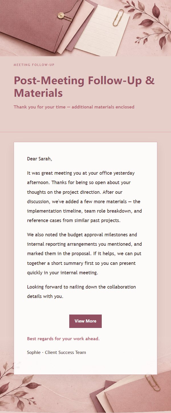 Rose Editorial Proposal & Quote Email 2