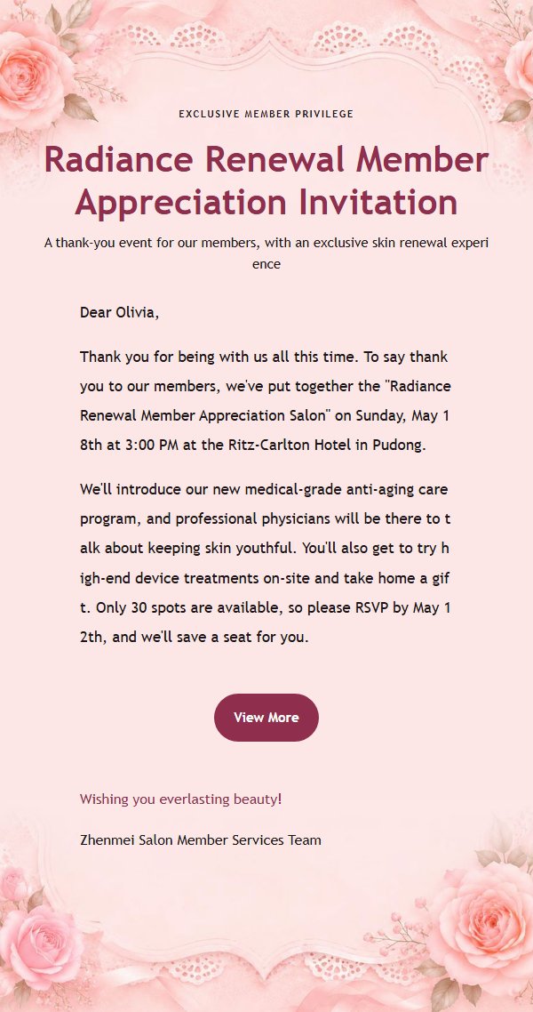 Pink-Purple Glow Beauty Salon Invitation 2