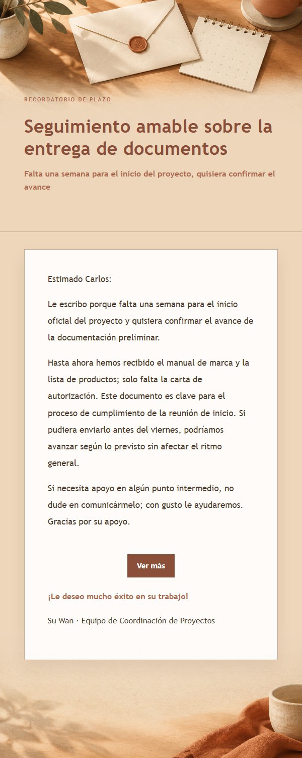 Recordatorio Cortés Estilo Terracota 2