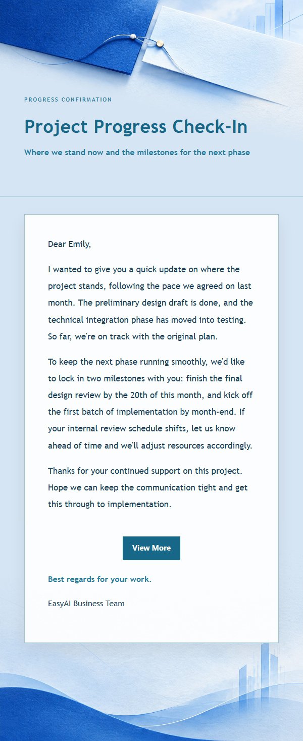 Cobalt Teal Business Collaboration Follow-Up Email 2