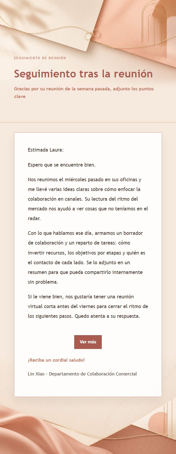 Seguimiento de Colaboración Coral Champagne