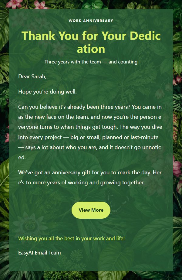 Botanical Wreath Thank-You Email 2