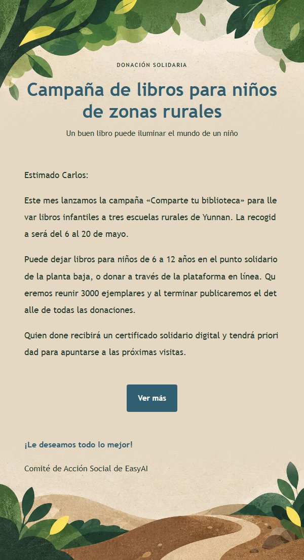 Aviso de Acción Social Verde Bosque 2