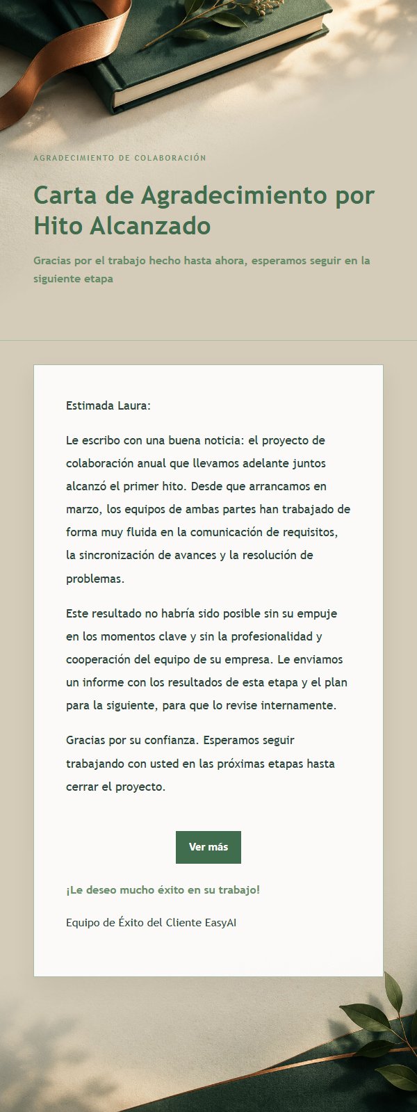 Agradecimiento Proyecto Bosque Cobre 2