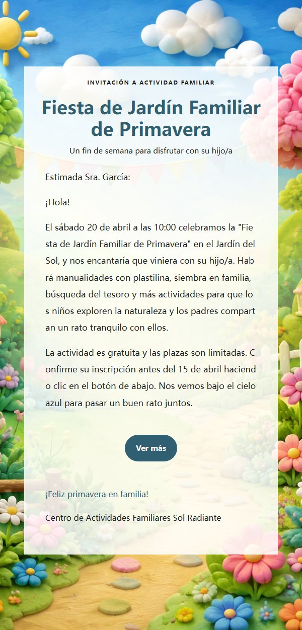 Invitación Infantil Cielo Despejado