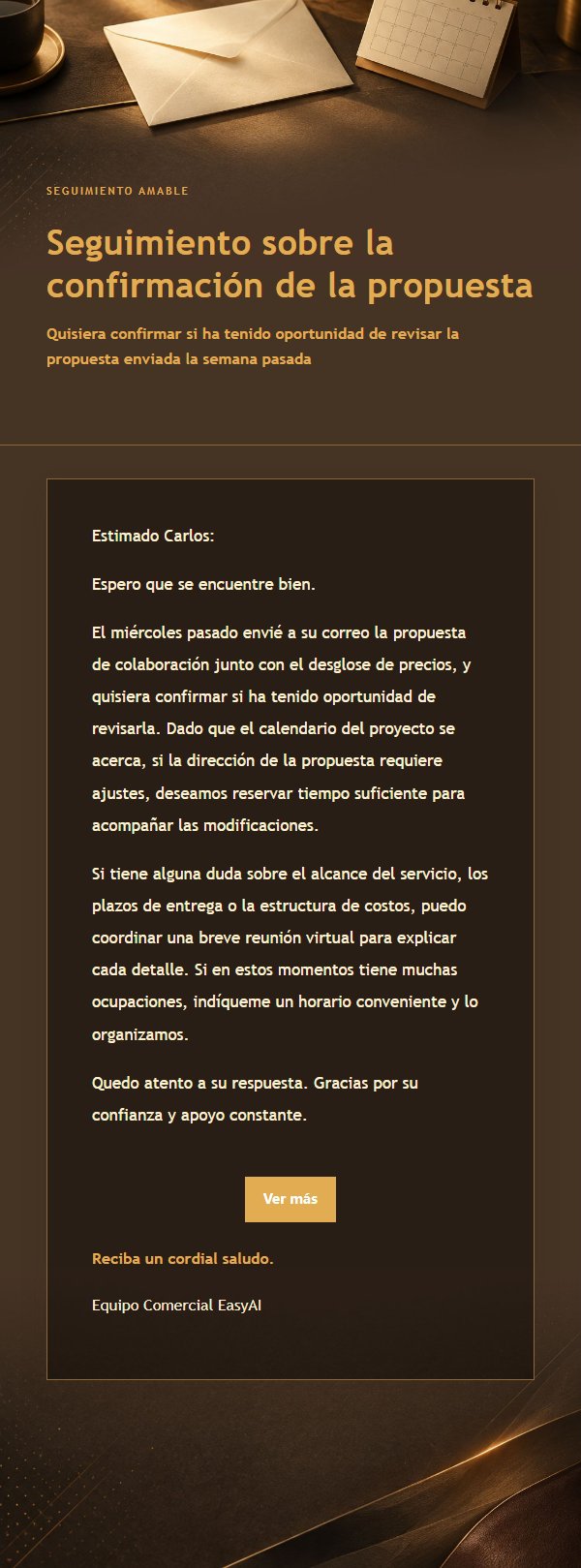 Recordatorio Cortés en Ámbar y Carbón