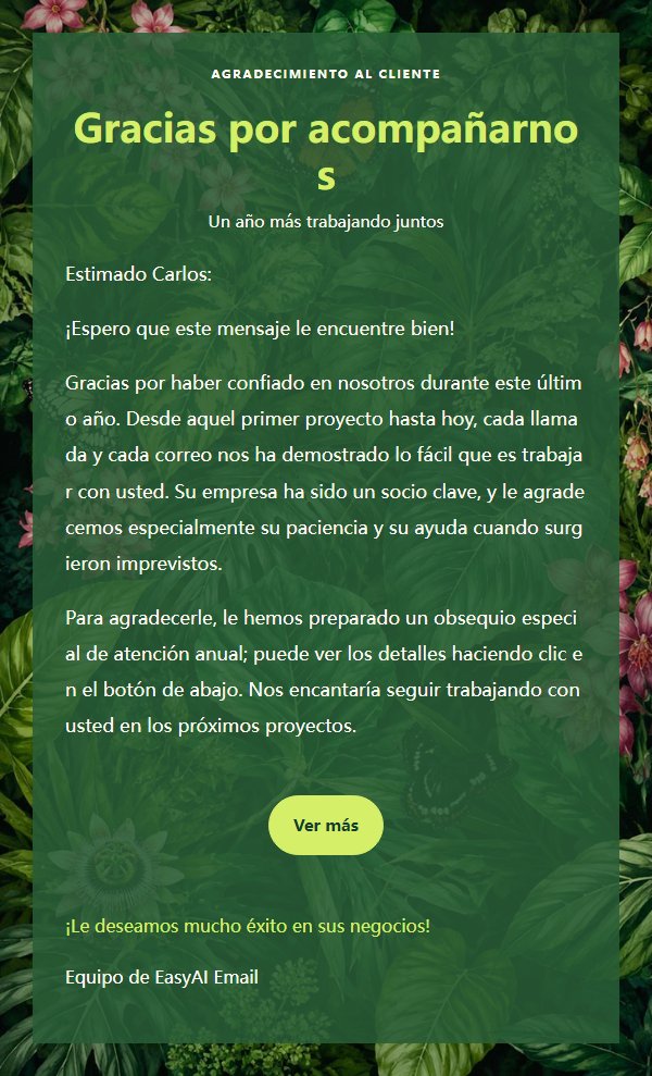 Carta de Agradecimiento con Ilustración Botánica