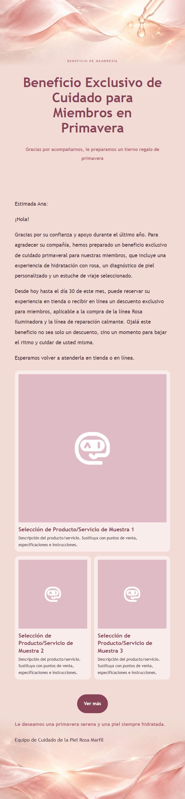Rosa Marfil Cuidado de la Piel 2