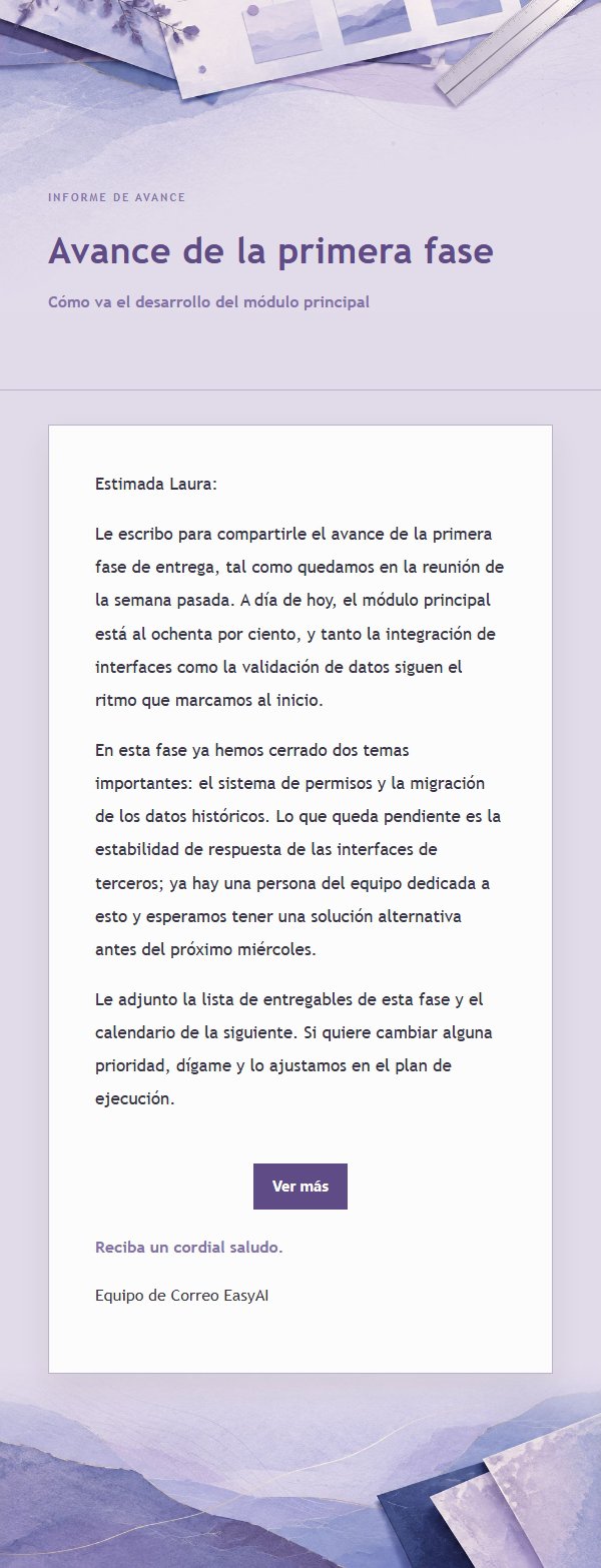 Informe de Avance de Proyecto Estilo Lila Tinta