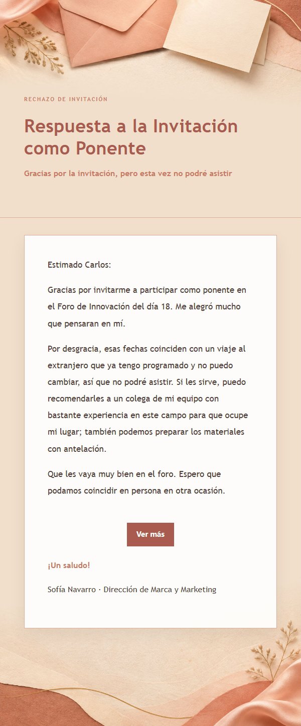 Coral Champagne · Rechazo Cortés 2