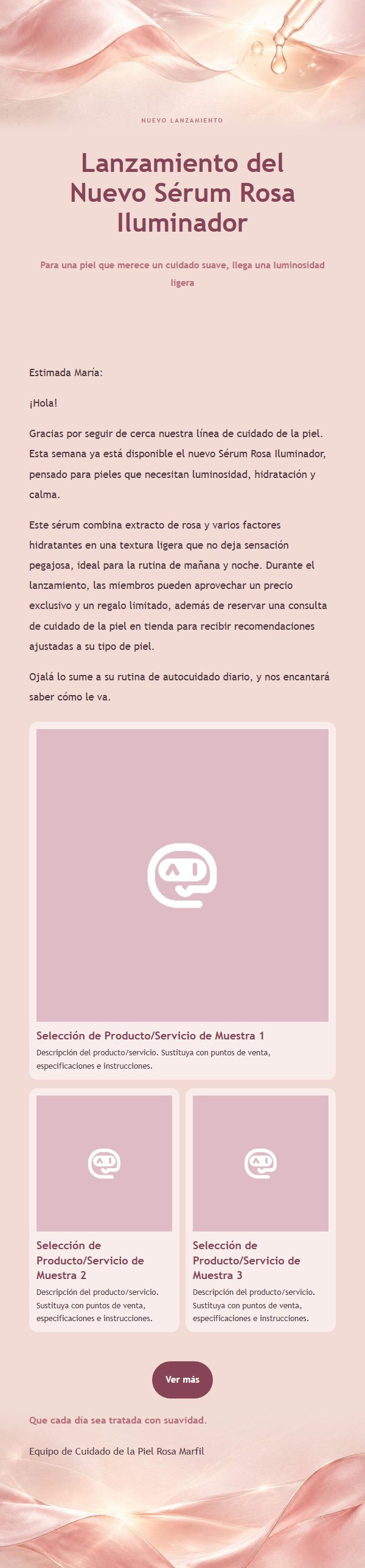 Rosa Marfil Cuidado de la Piel