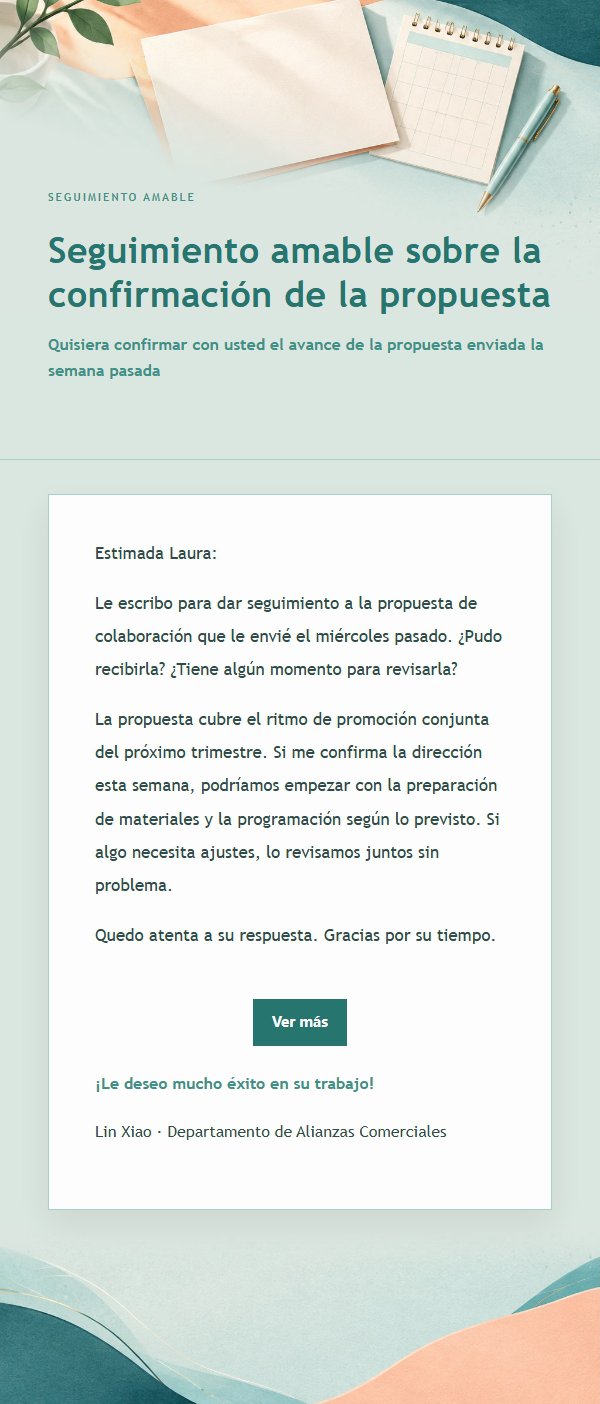Recordatorio Cortés Melocotón y Verde