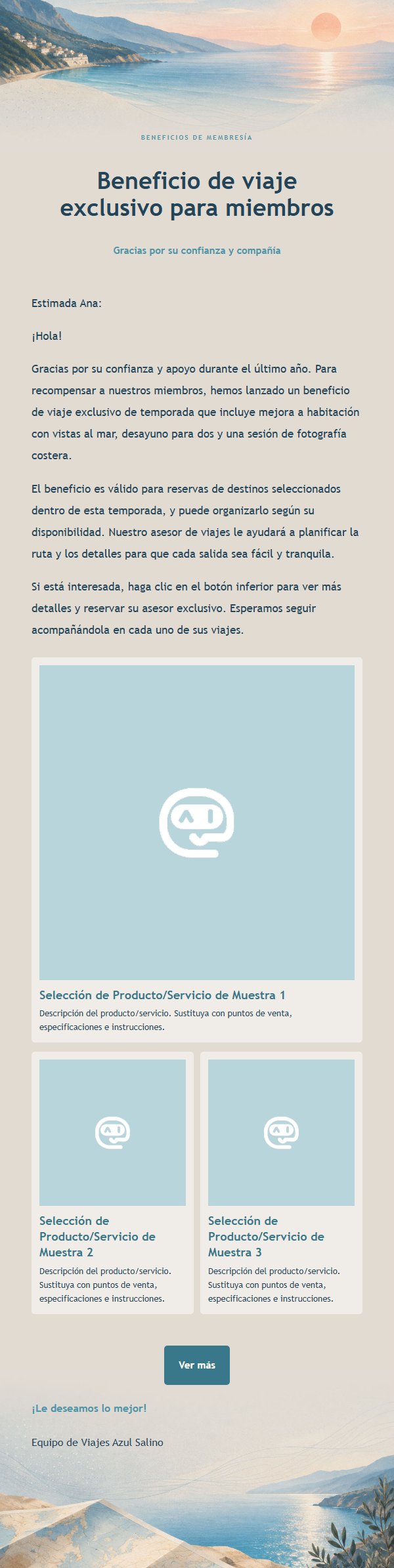 Correo de Viajes Azul Salino 2