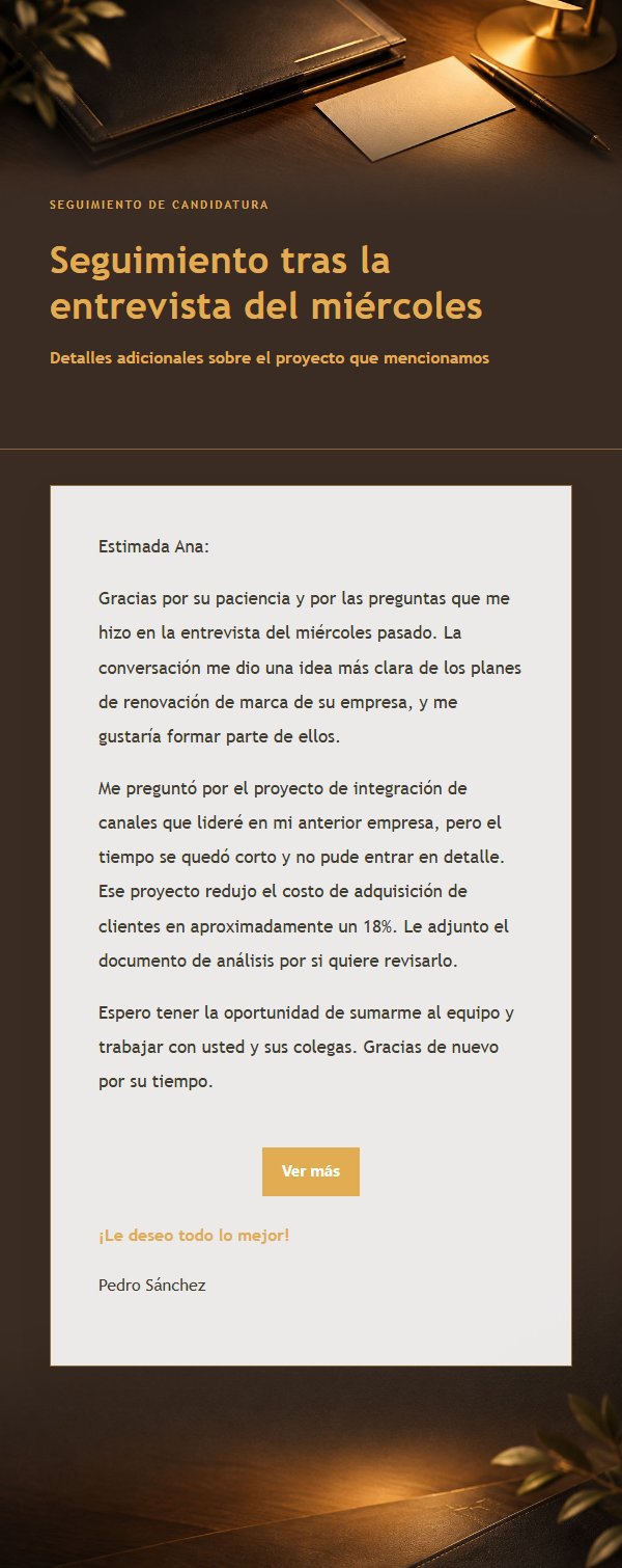 Carta de Agradecimiento Post-Entrevista Carbón y Ámbar 2