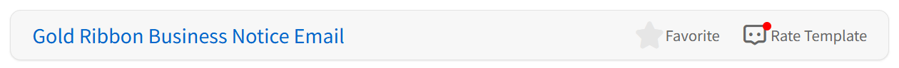Email action bar
